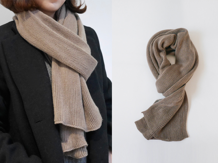 Cashmere muffler How to tie UNIQLO Men Winter shaw
