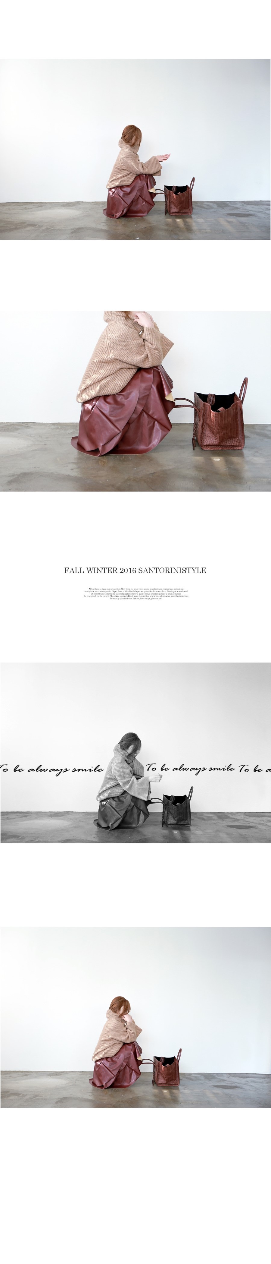 Kankan Long Skirt 2color Leather