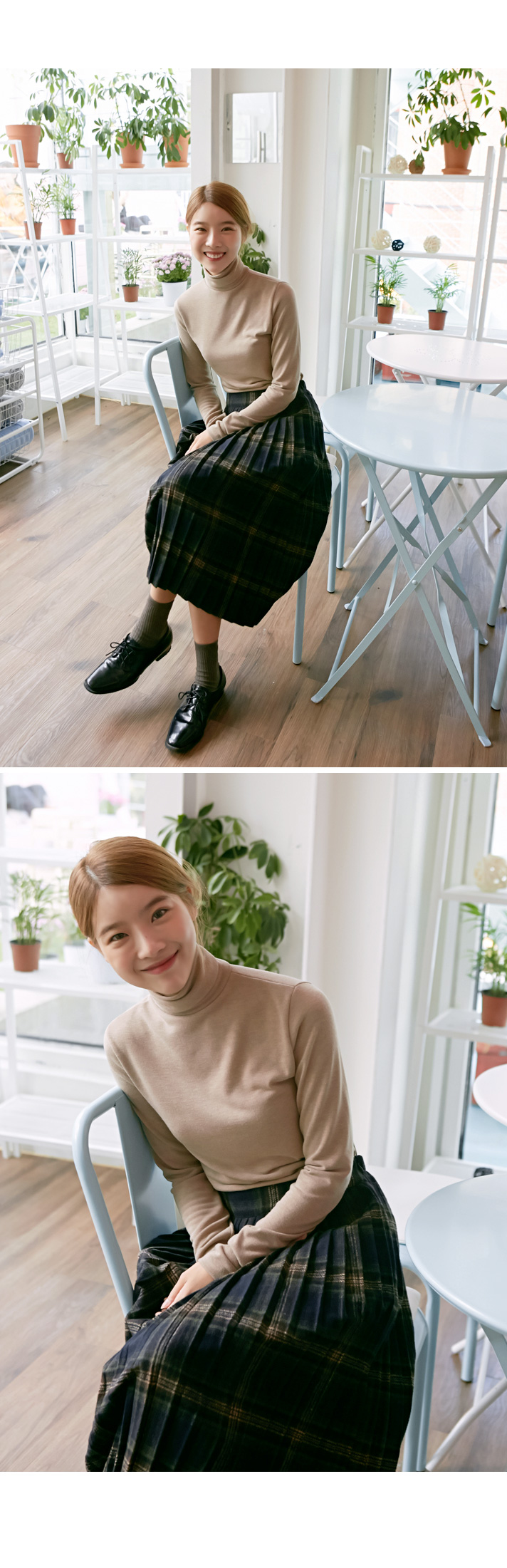 Pleated Bending Crochet Skirt Teenage Women 2 Clot