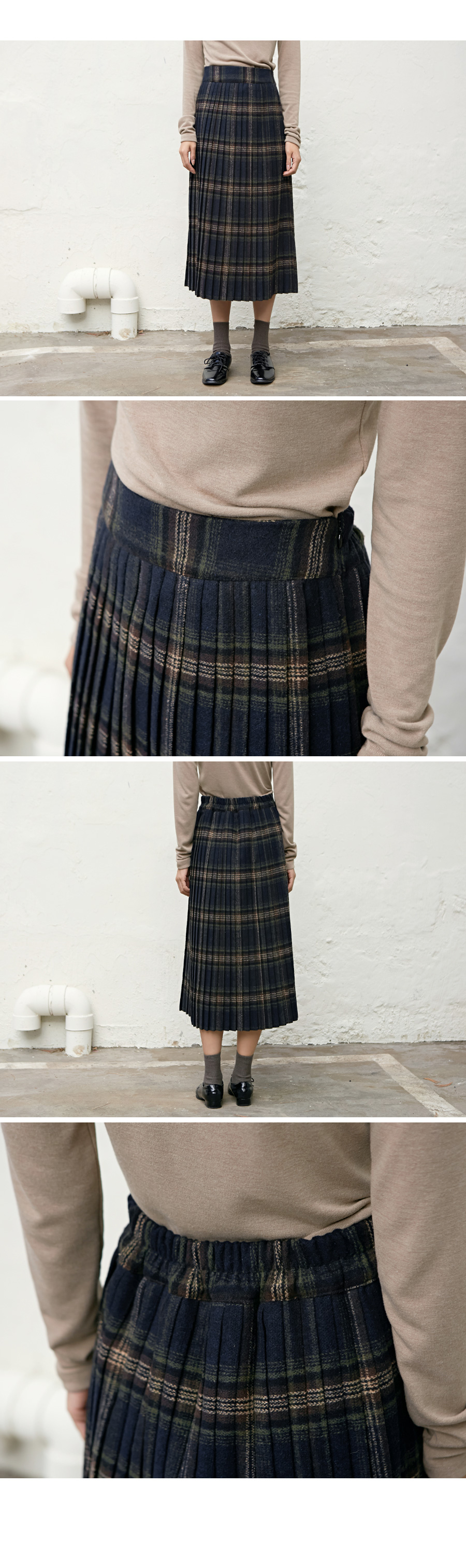 Pleated Bending Crochet Skirt Teenage Women 2 Clot