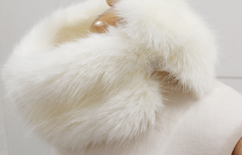 Free Shipping Fox Muffler Fake Fur Fur Fur Shawl M