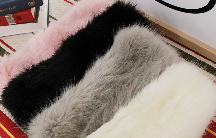 Free Shipping Fox Muffler Fake Fur Fur Fur Shawl M