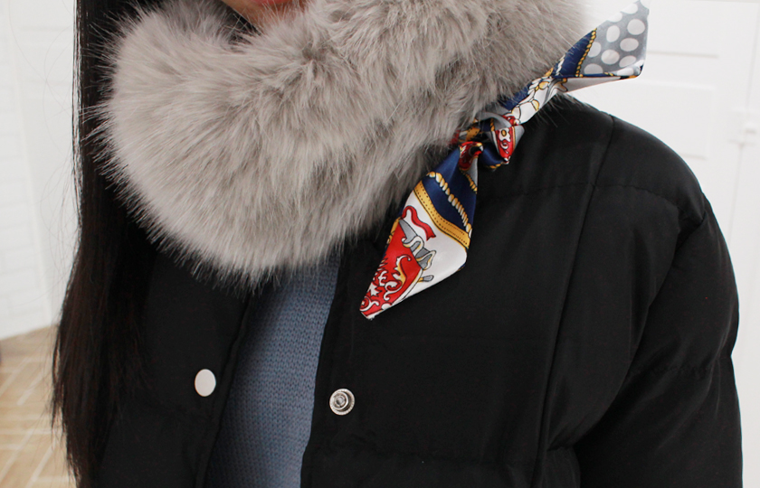 Free Shipping Fox Muffler Fake Fur Fur Fur Shawl M