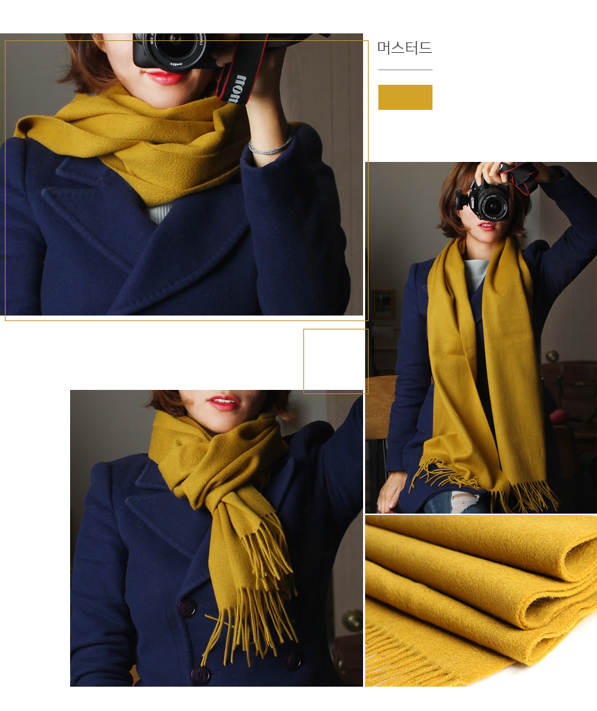 Plain cashmere muffler woman shawl gift winter men