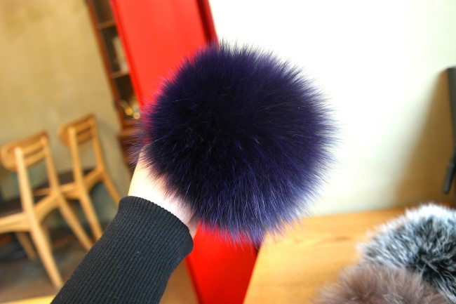 Real Fox Foam Form Foam Key Ring Big Size Key Hold