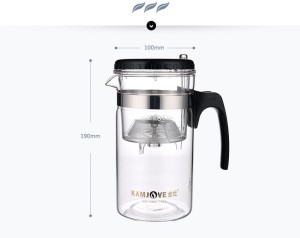 KAMJOVE heat-resistant glass tea gift tea tea gree