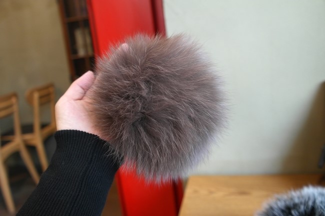 Real Fox Foam Form Foam Key Ring Big Size Key Hold