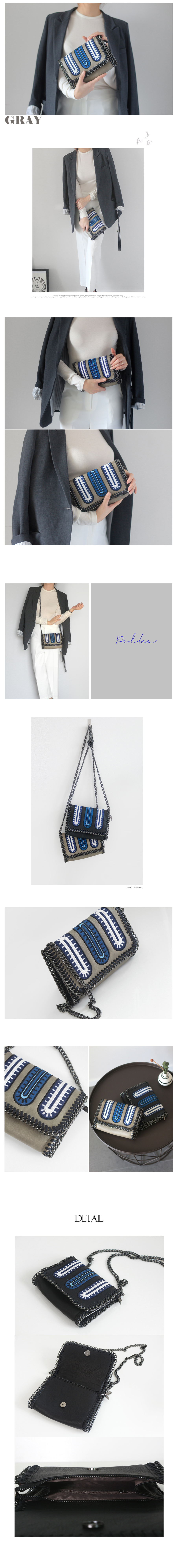 New Mini Cross Back Patch Chain Decoration Point M