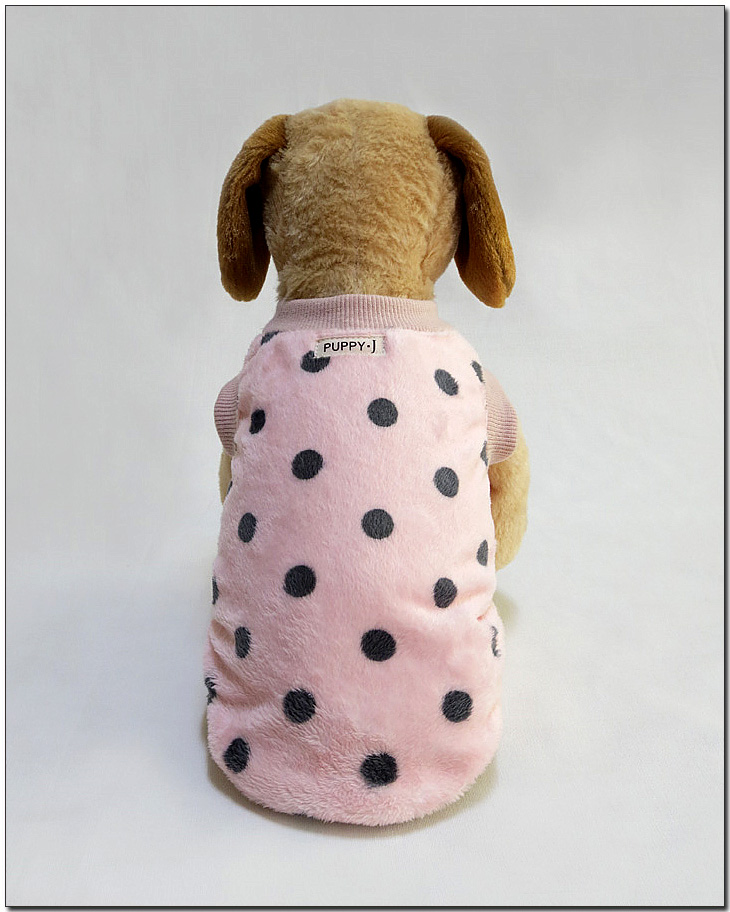 NEW DOG FASHION Petite sleeping vest dot sky pink 