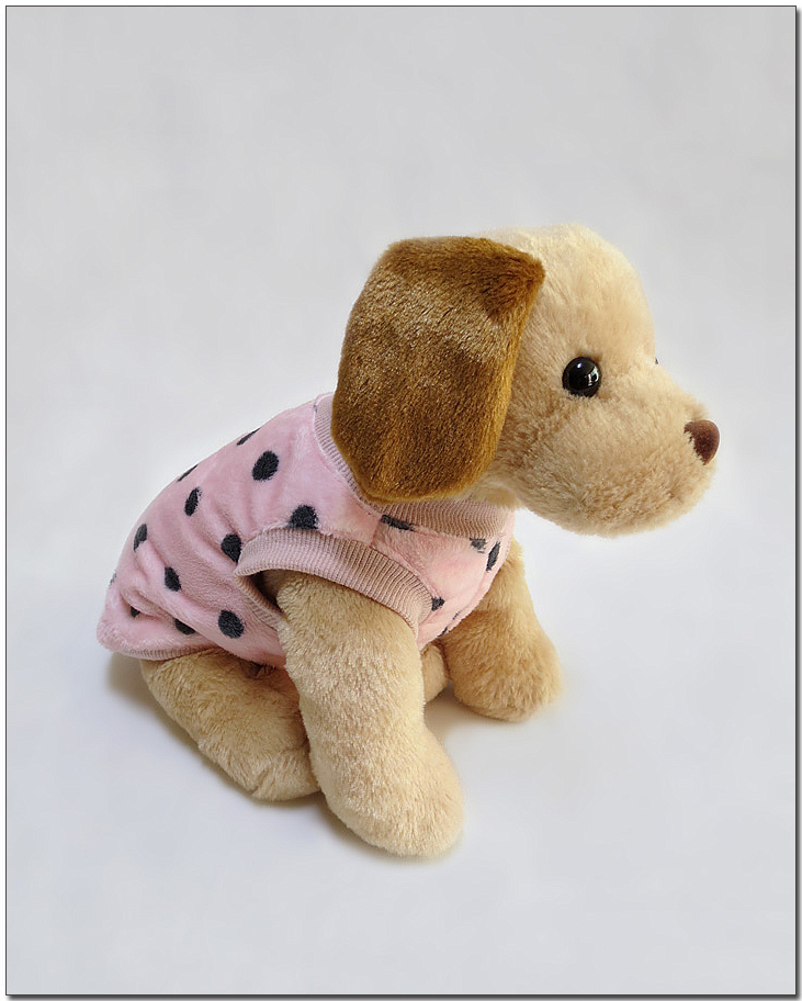 NEW DOG FASHION Petite sleeping vest dot sky pink 
