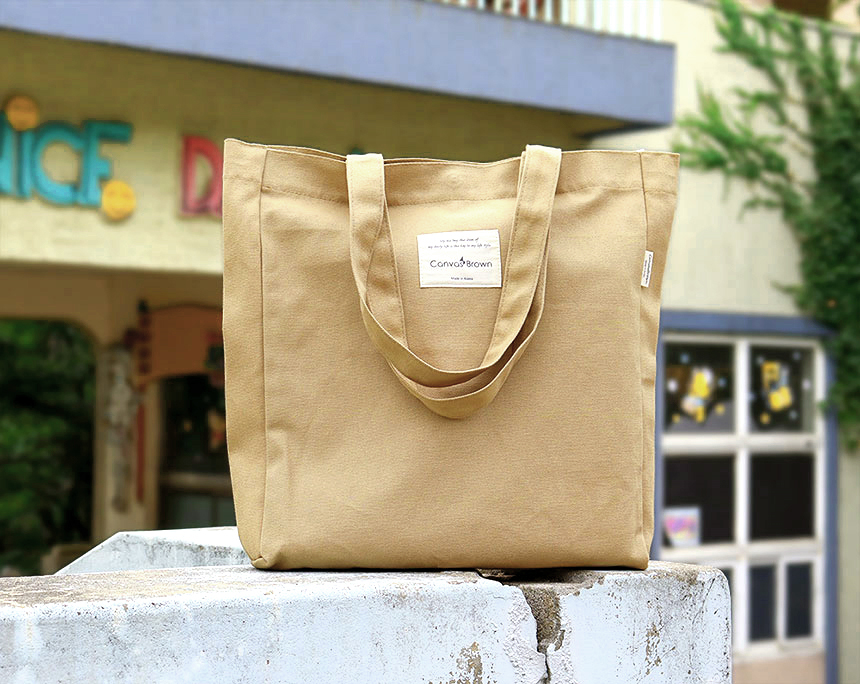 Plain Shoulder Eco Bag Back Women Men Canvas Back 