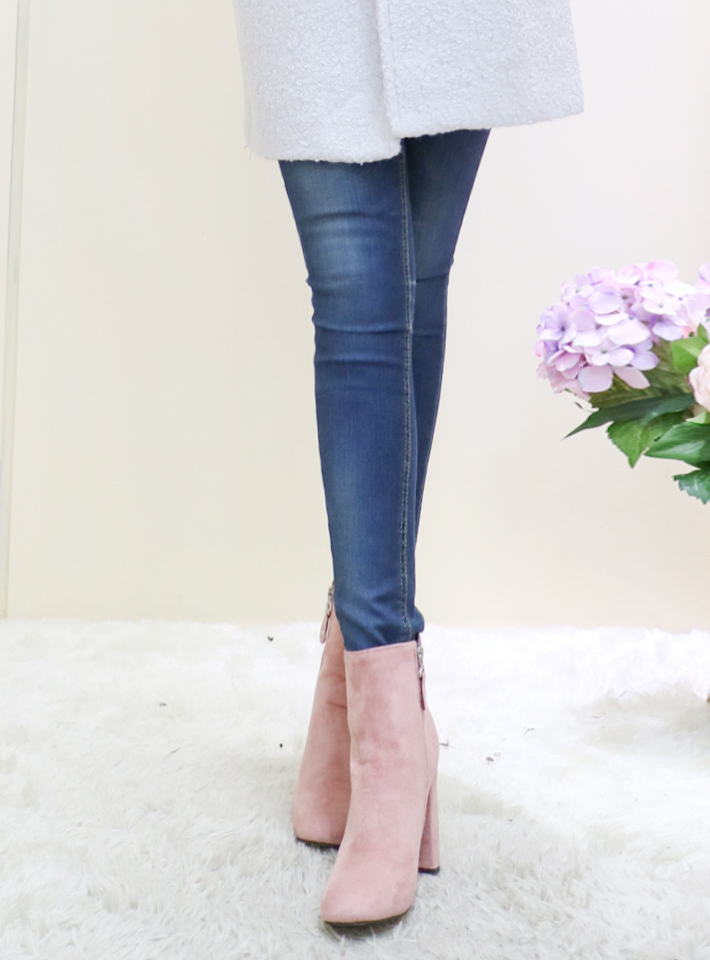 Suede Booty Angle Boots Camel Pink 20 lenders Shoe