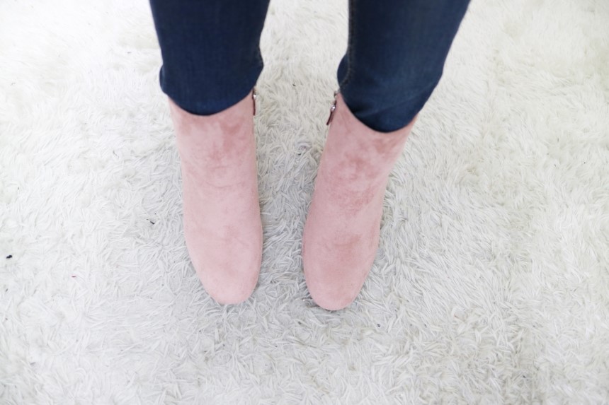 Suede Booty Angle Boots Camel Pink 20 lenders Shoe