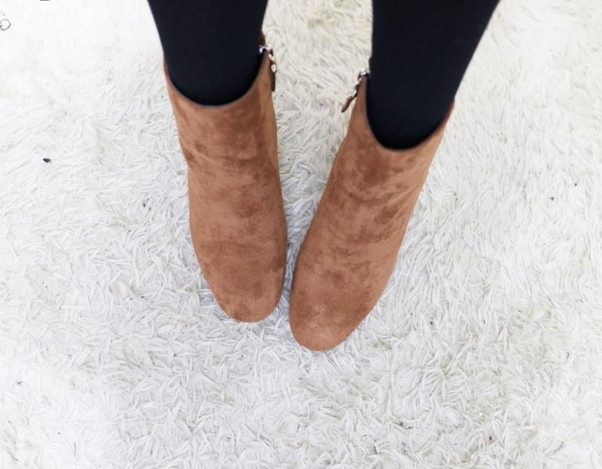 Suede Booty Angle Boots Camel Pink 20 lenders Shoe