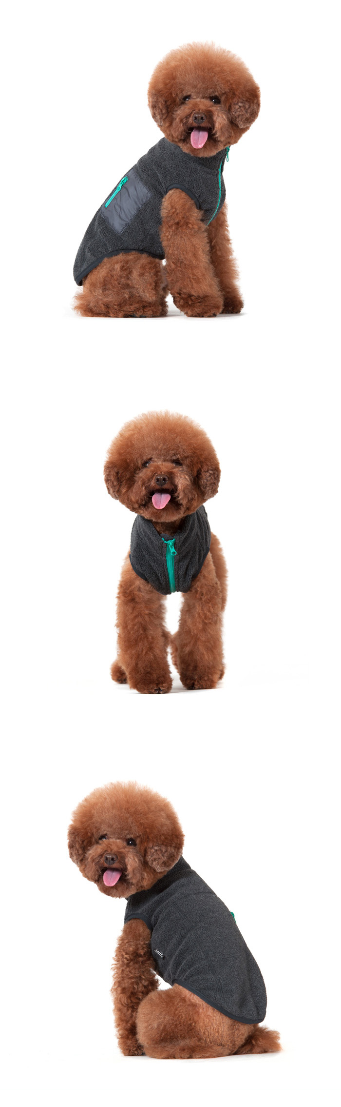 NEW DOG FASHION 2016 Sneak Pocket Fleece Vest Pony