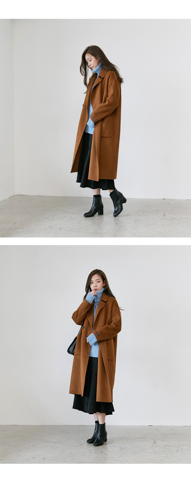 Bending Suede Mermaid Skirt Fall Winter Flare