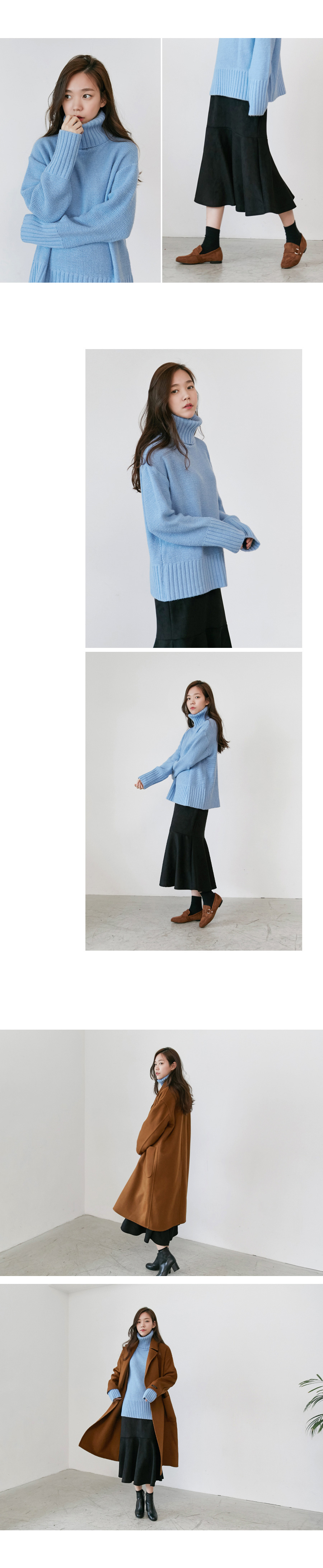 Bending Suede Mermaid Skirt Fall Winter Flare