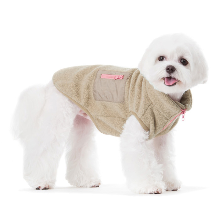 NEW DOG FASHION 2016 Sneak Pocket Fleece Vest Pony