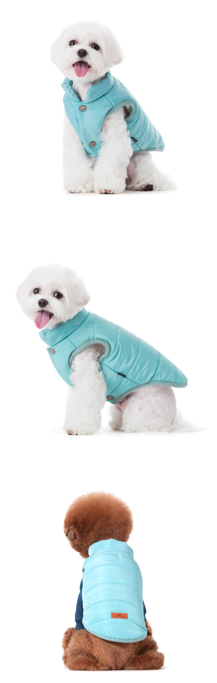 NEW DOG FASHION 2016 Sniff Padded Vest Vest 3 Colo