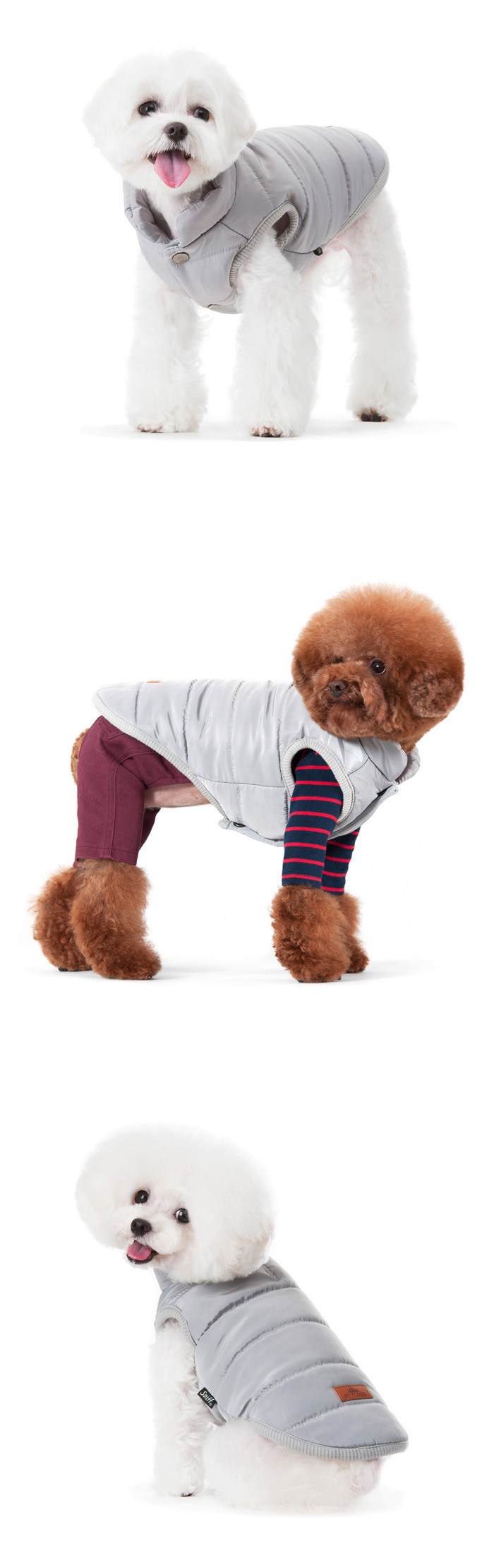 NEW DOG FASHION 2016 Sniff Padded Vest Vest 3 Colo