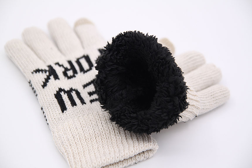 New York Smartphone Touch Male Gloves Microfiber L