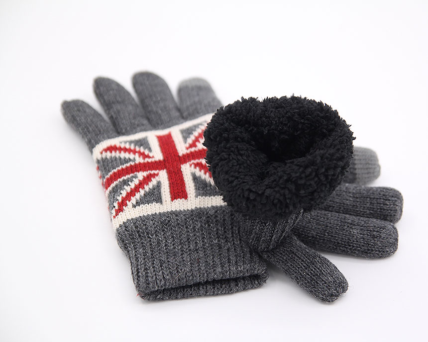 Men British Pattern Gloves Smartphone Touchable En