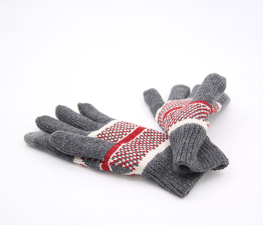 Men British Pattern Gloves Smartphone Touchable En