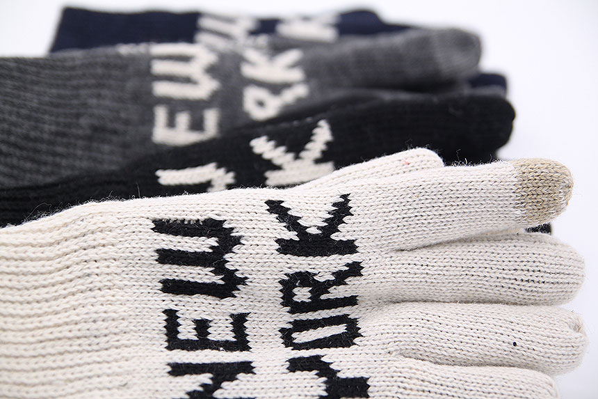 New York Smartphone Touch Male Gloves Microfiber L