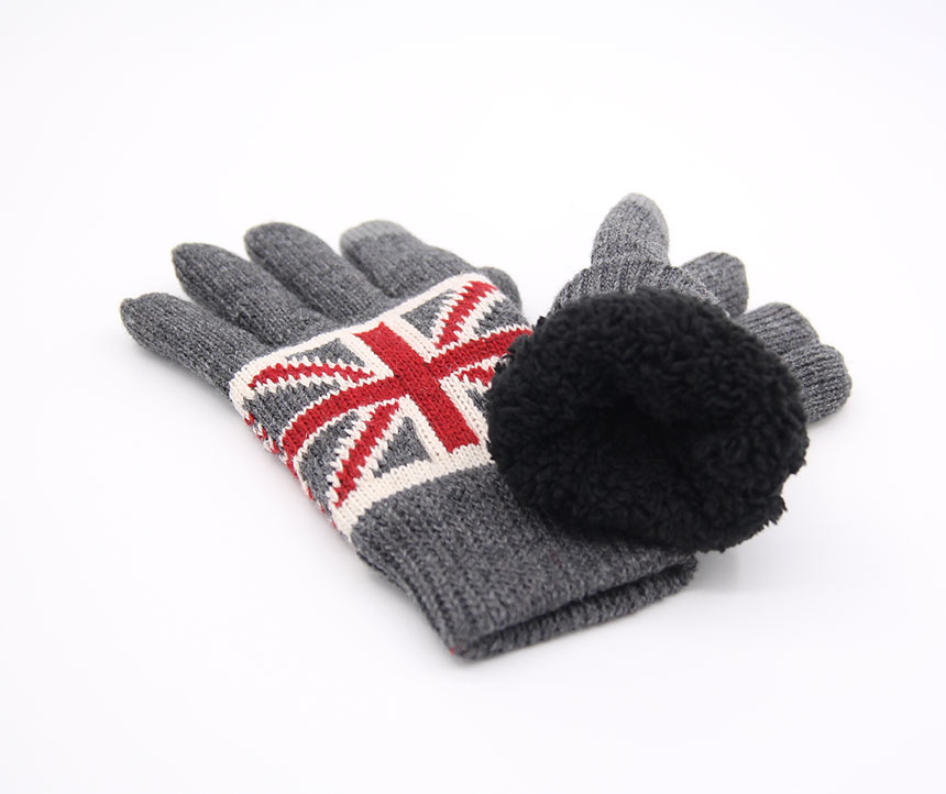 Men British Pattern Gloves Smartphone Touchable En