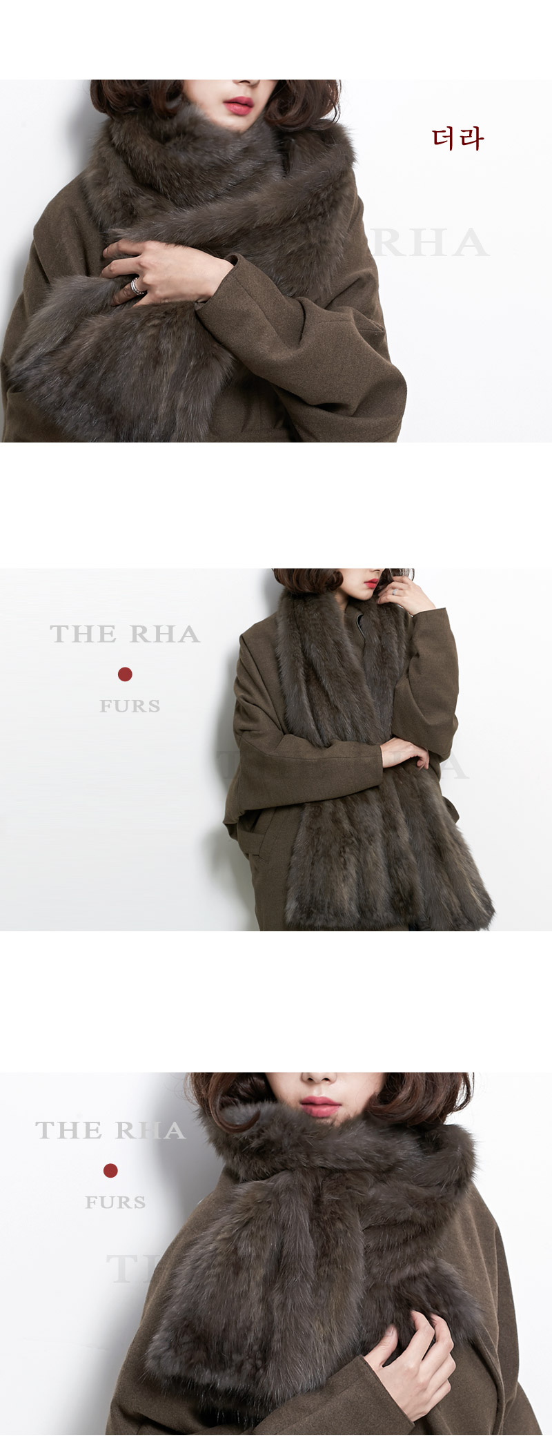 Premium Sable Shawl Fur Muffler Fur Winter Song Hy