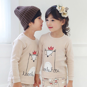 NEW KID PAJAMAS Little Fox Span child underwear gi