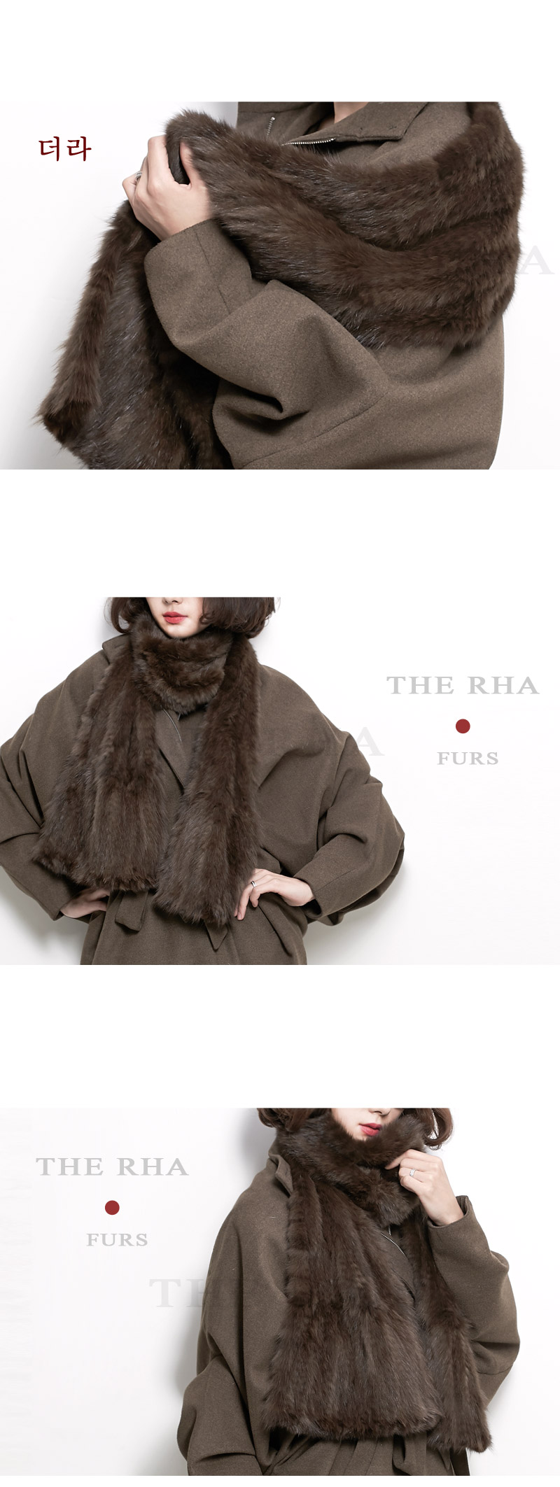 Premium Sable Shawl Fur Muffler Fur Winter Song Hy