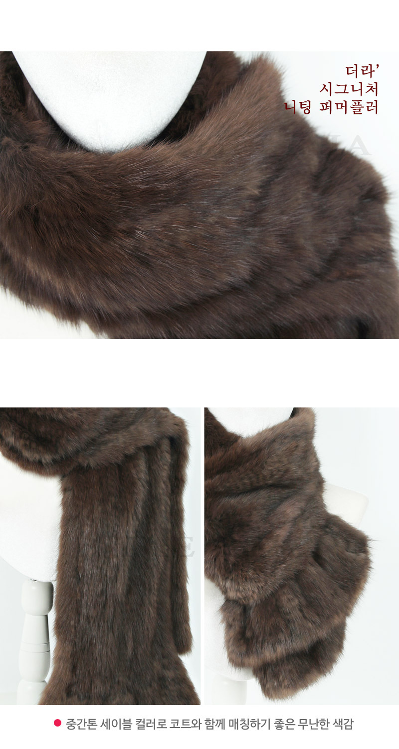 Premium Sable Shawl Fur Muffler Fur Winter Song Hy