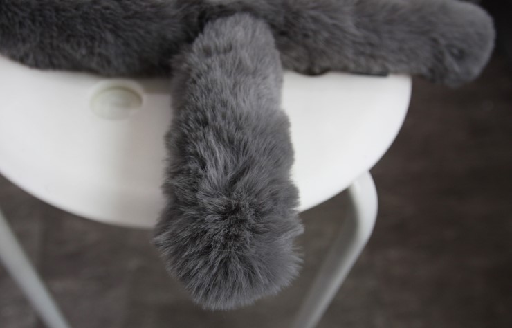 Mini fake shawl petit muffler