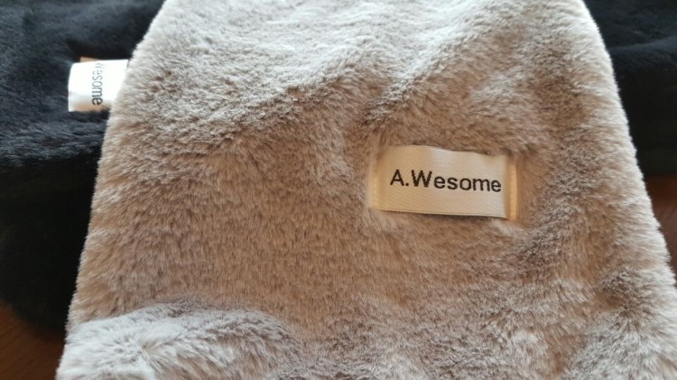 Winter microfiber scarf shawl woman mink