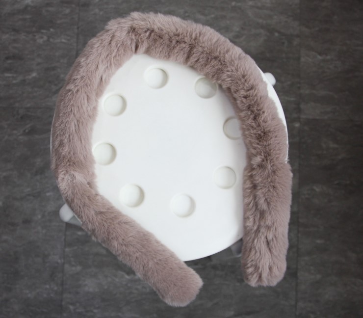 Mini fake shawl petit muffler