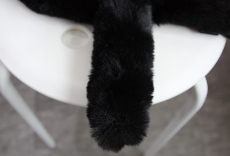 Mini fake shawl petit muffler