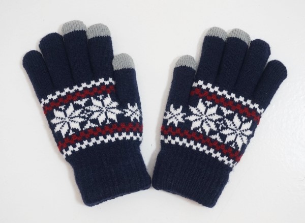 Double warming smartphone touch gloves winter cell