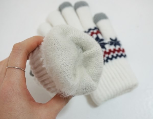 Double warming smartphone touch gloves winter cell