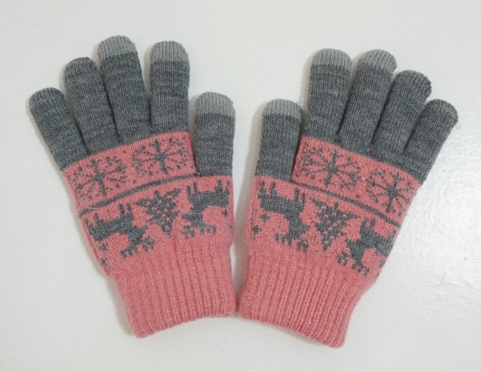 Double warming smartphone touch gloves winter cell