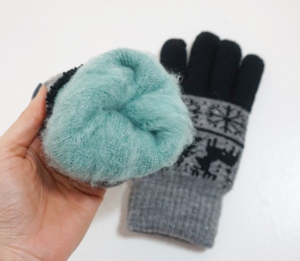 Double warming smartphone touch gloves winter cell
