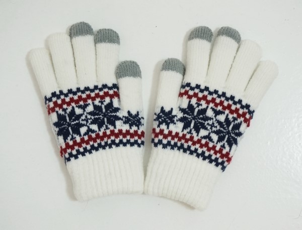 Double warming smartphone touch gloves winter cell