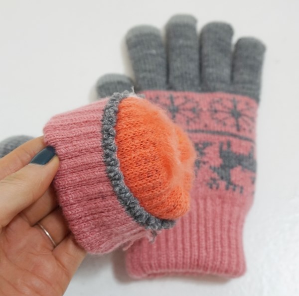 Double warming smartphone touch gloves winter cell