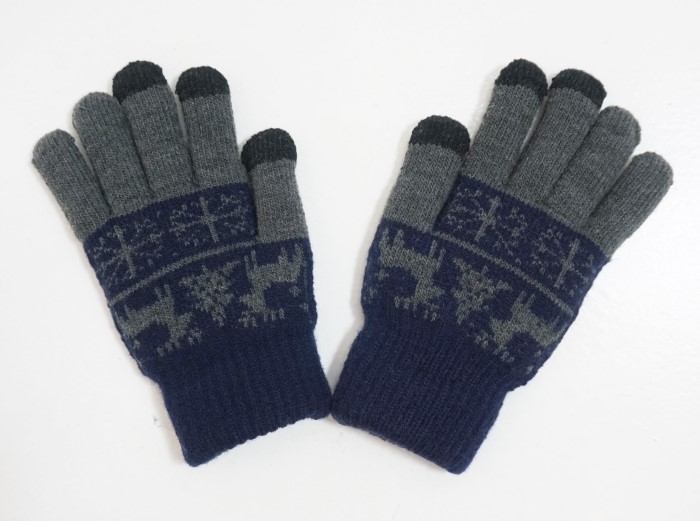 Double warming smartphone touch gloves winter cell