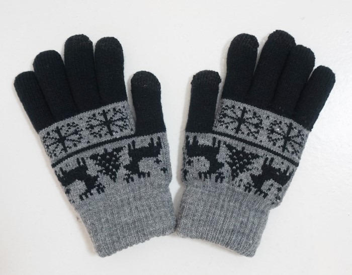 Double warming smartphone touch gloves winter cell