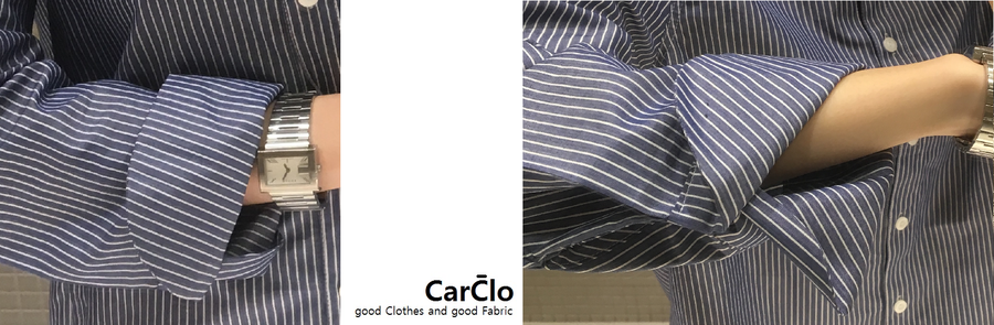 Kachold Daily Basic Shirt Sprite, White Striped Co