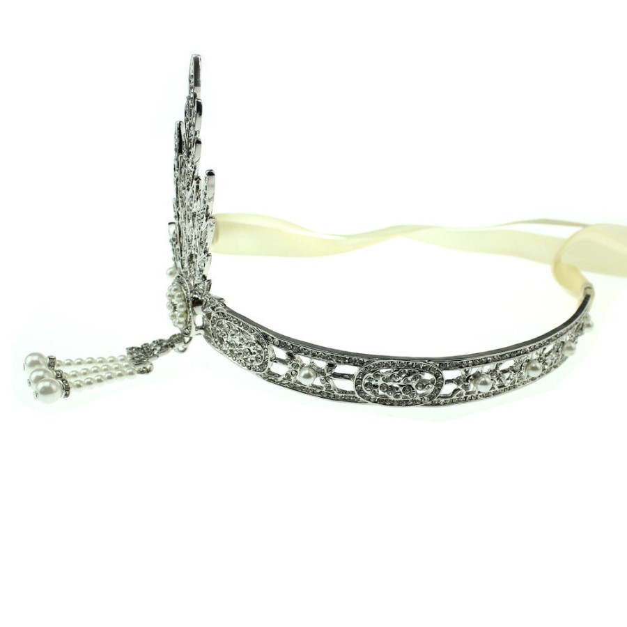 New Wedding Hair Band Great Gatsby Cubic Headband 