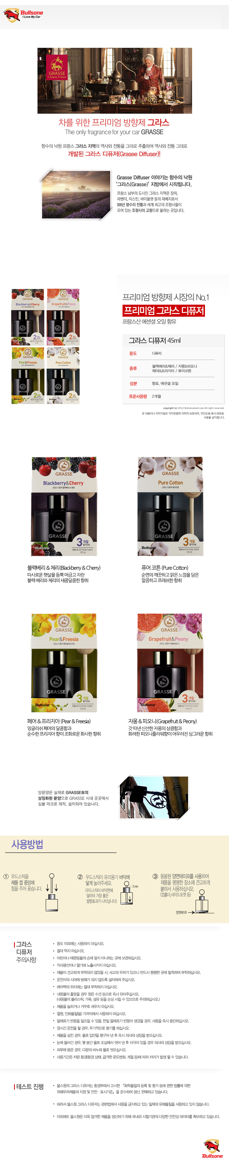 Car Air Freshener BULLSONE bulls won GRASSE GRASS