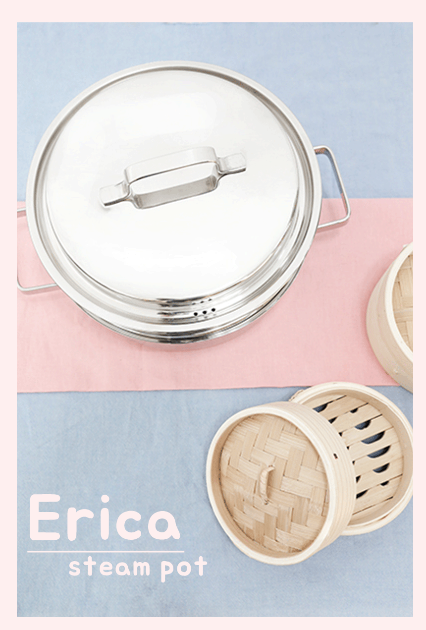 Queen Sense 2-Stage Steam Steamer 24cm Steamed Pot