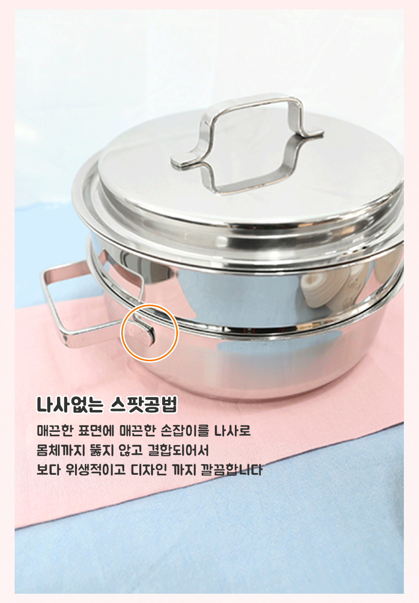 Queen Sense 2-Stage Steam Steamer 24cm Steamed Pot